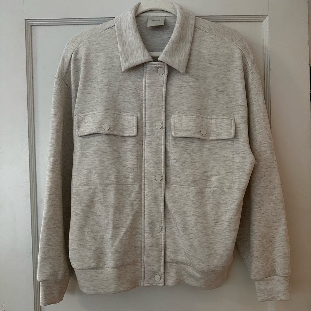 Varley Light Gray Utility Jacket